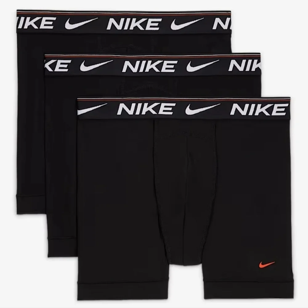 Nike Dri-FIT 3 Pk Mens Size 2XL Ultra Comfort Boxer Briefs Underwear KE1256-001 - Picture 2 of 10